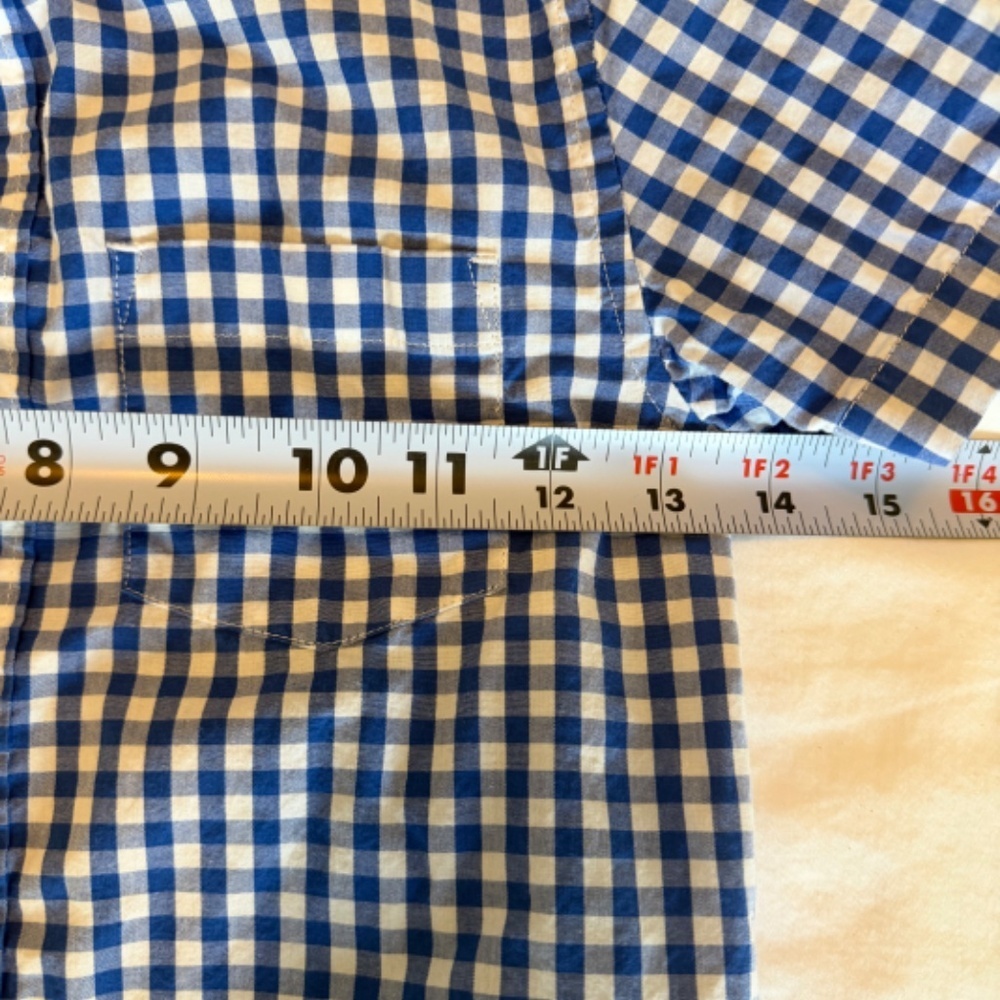 Crewcuts Boys Blue Check Shirt 6–7 - Picture 3 of 5